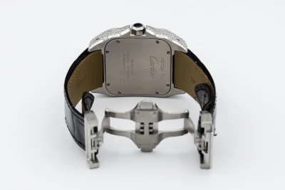 Cartier Santos 100XL Stainless Steel White Dial