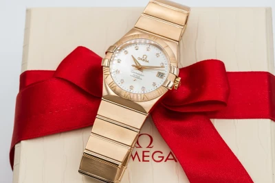 Omega Constellation Ladies 35mm Steel & rose gold 123.25.35.20.52.001