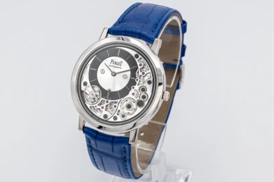 Piaget Altiplano Ultimate Ultra Thin Black Alligator 910P - G0A43121