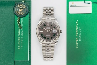 Rolex DateJust 41mm 'Wimbledon' Stainless Steel Oyster 126334 2018