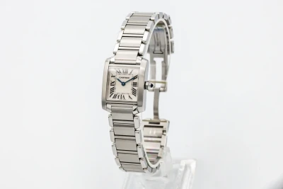 Cartier Tank Française 20mm 18ct White Gold WE1002S3/2403 2010