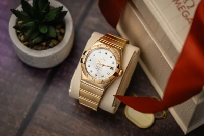 Omega Constellation Ladies 35mm Steel & rose gold 123.25.35.20.52.001