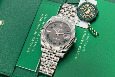 Rolex DateJust 41mm 'Wimbledon' Stainless Steel Oyster 126334 2018
