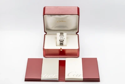 Cartier Tank Française 20mm 18ct White Gold WE1002S3/2403 2010