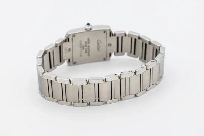 Cartier Tank Française 20mm 18ct White Gold WE1002S3/2403 2010