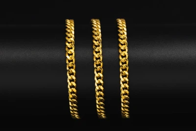 22ct Yellow Gold Curb Chain 22.5" 23.5g