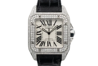 Cartier Santos 100XL Stainless Steel White Dial