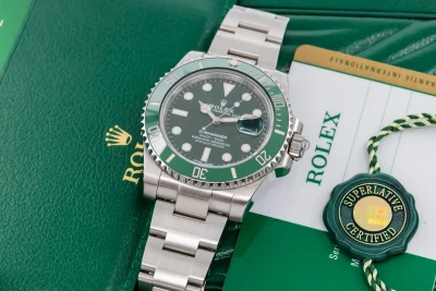 Rolex Submariner Date 40mm 'Hulk" Stainless Steel Oyster 116610LV 2017