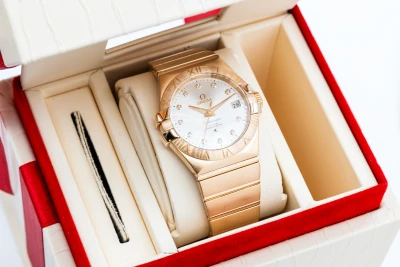 Omega Constellation Ladies 35mm Steel & rose gold 123.25.35.20.52.001