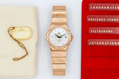 Omega Constellation Ladies 35mm Steel & rose gold 123.25.35.20.52.001